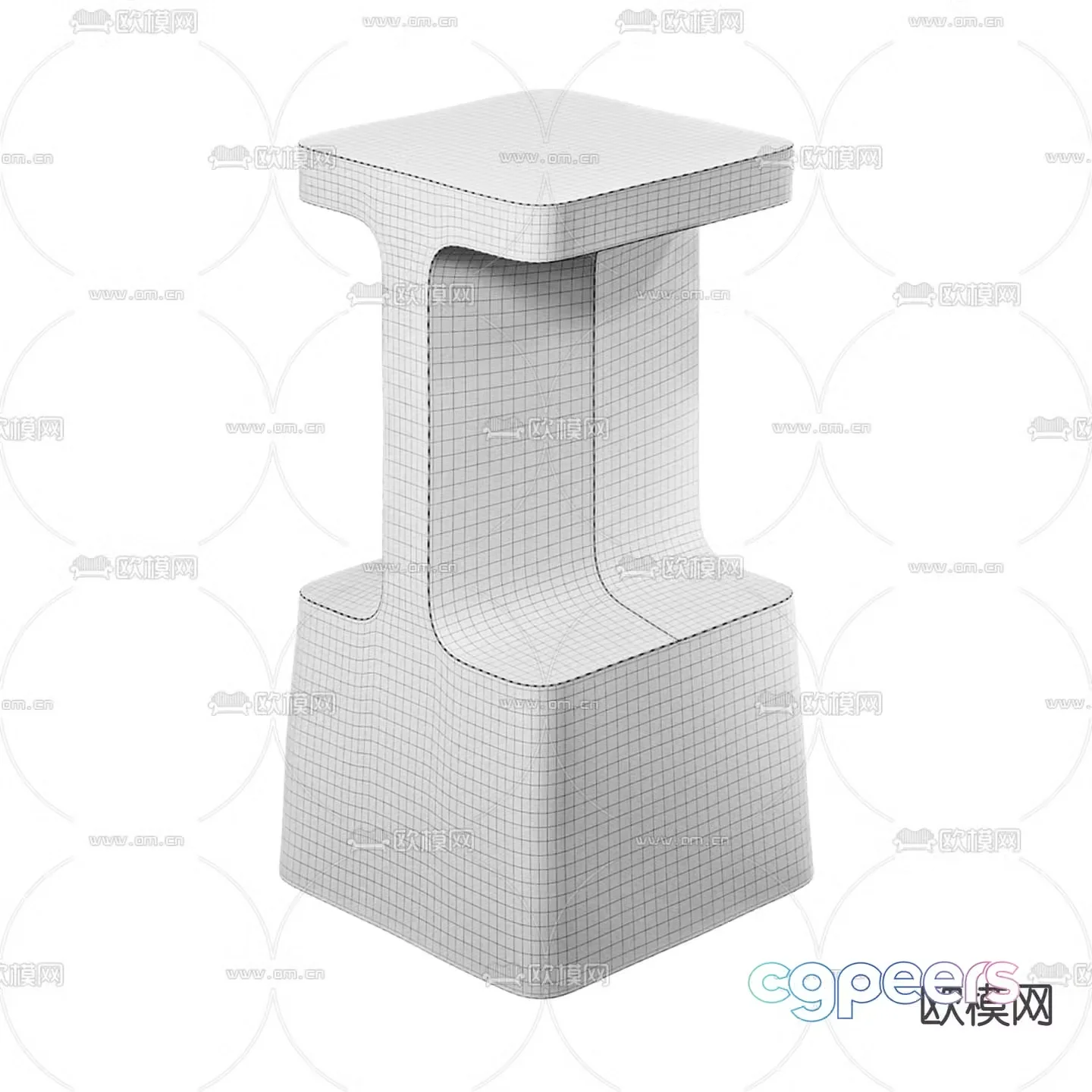 Children’s table and chair 3d model