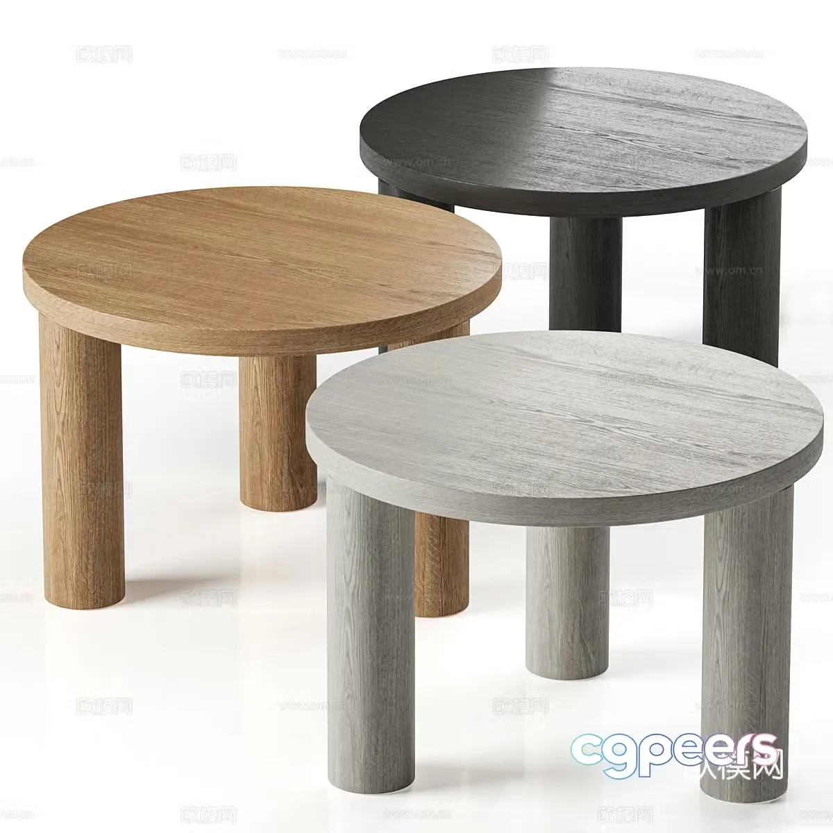 New Chinese style Wasabi DELL Small Tea Table 3D Model