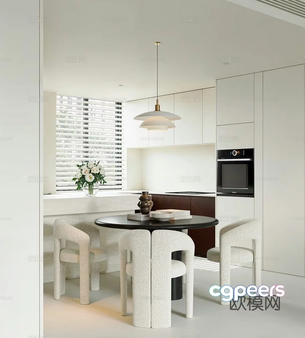 Modern restaurant 3d model