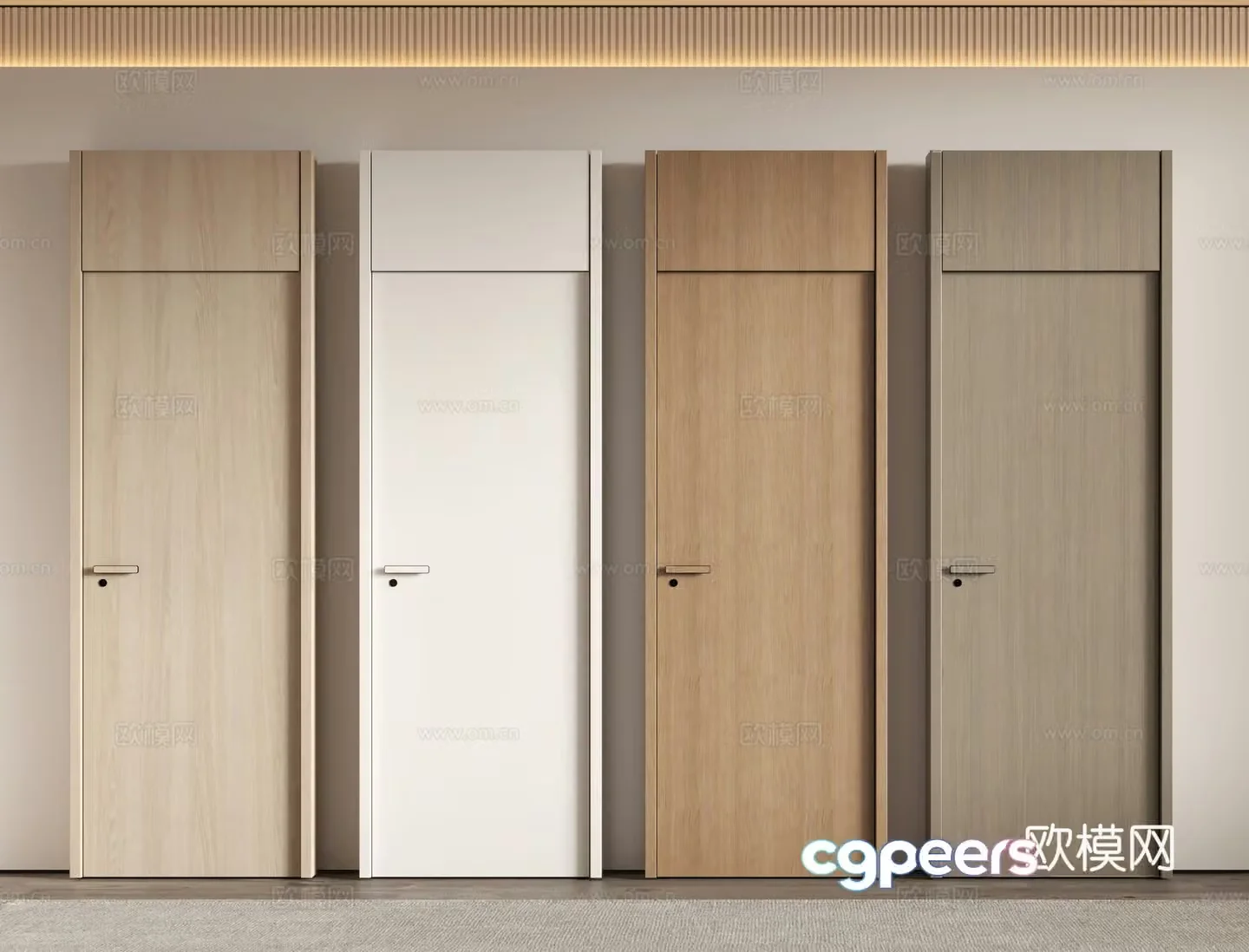 Modern door 3d model