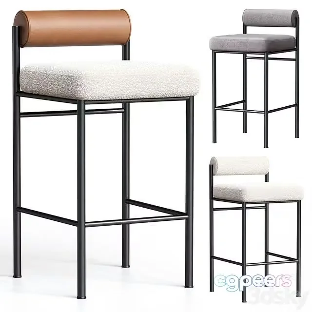 3ds Max Free – Bar stool Balla Stool Group