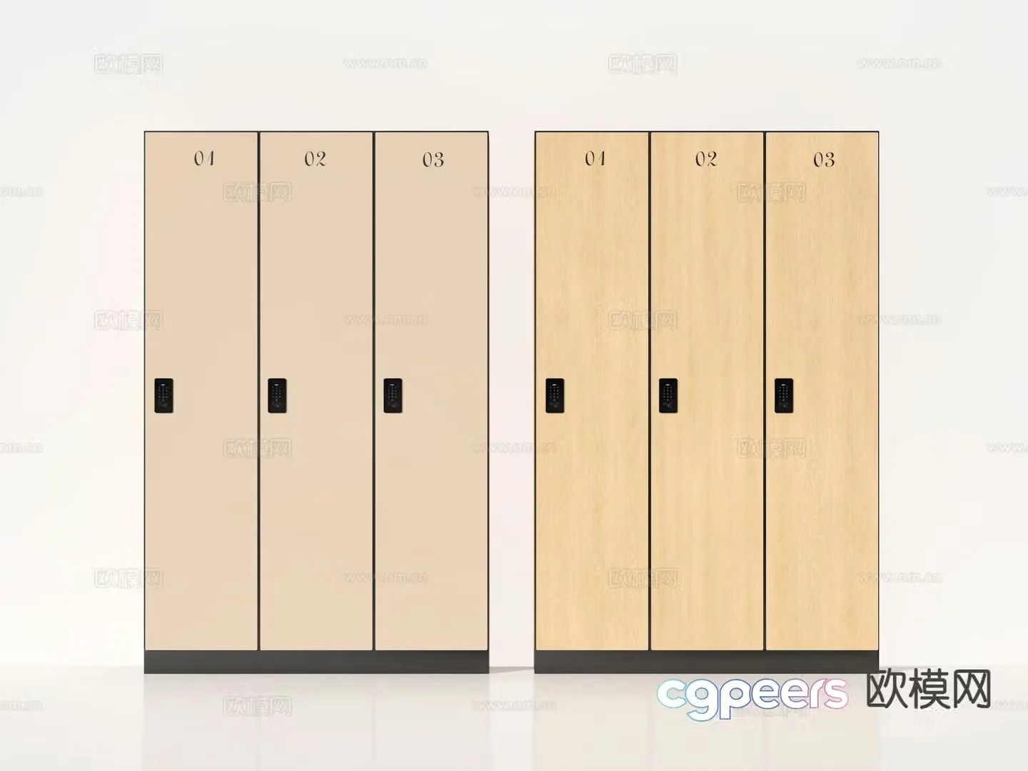 Modern locker locker 3d model