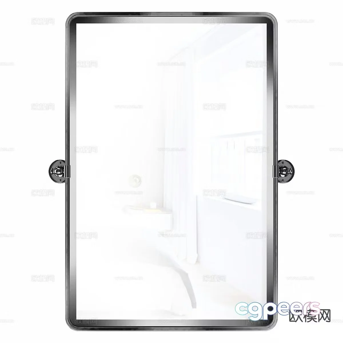 Mirror decorative mirror 3d model