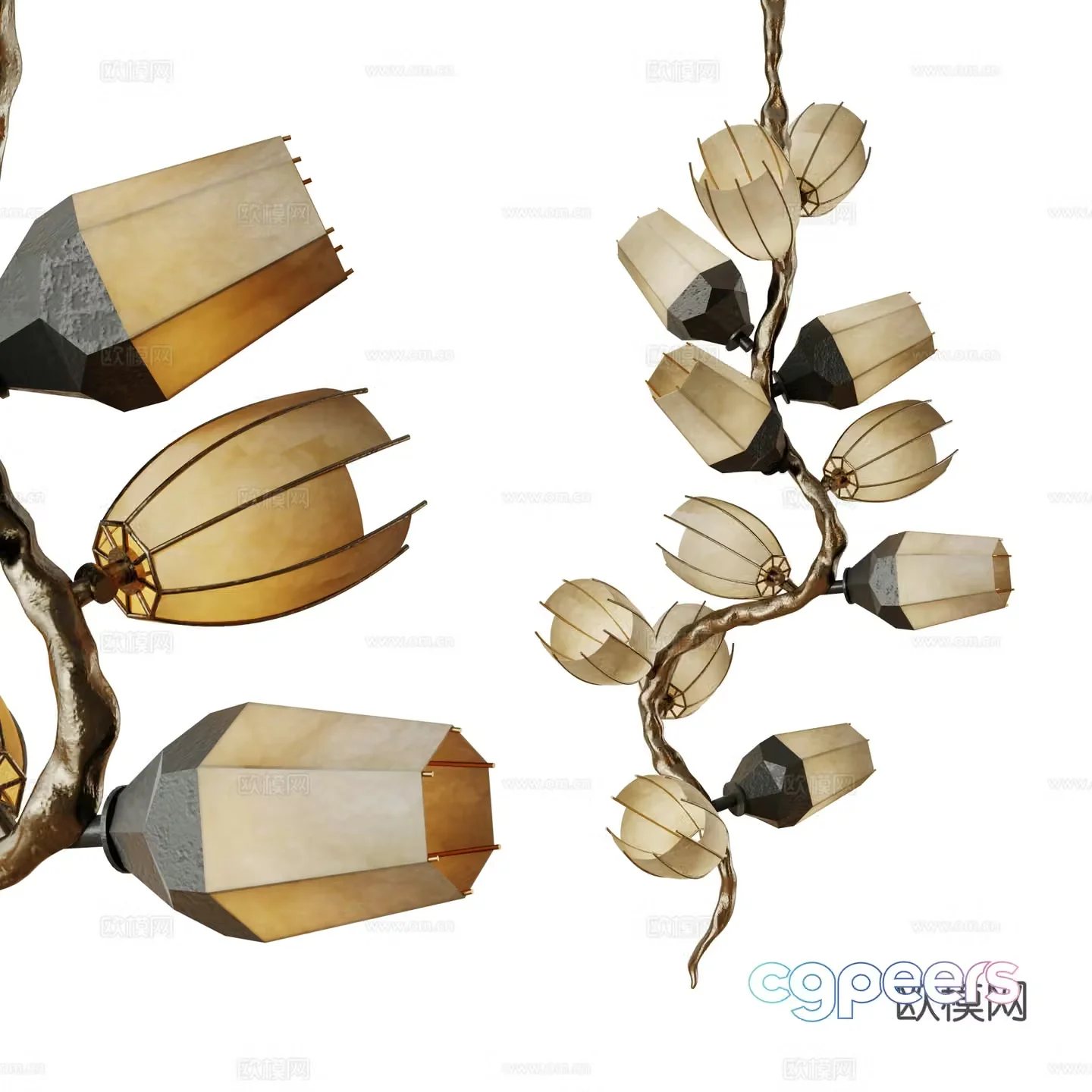 Modern floor lamp 3d model