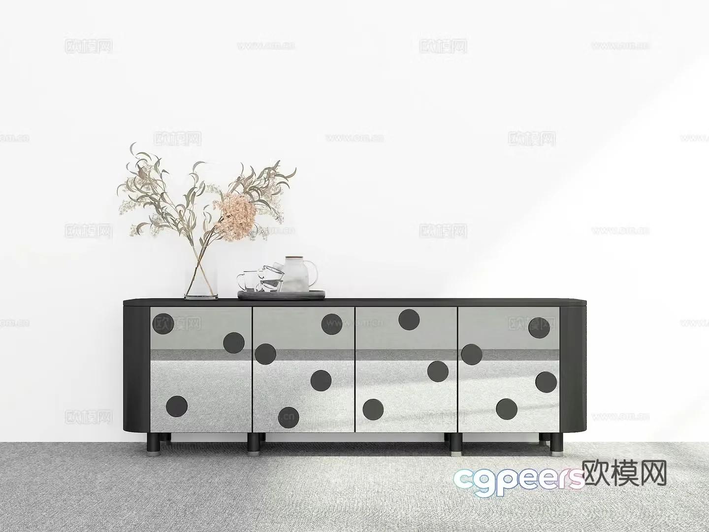 Modern TV cabinet 3d model