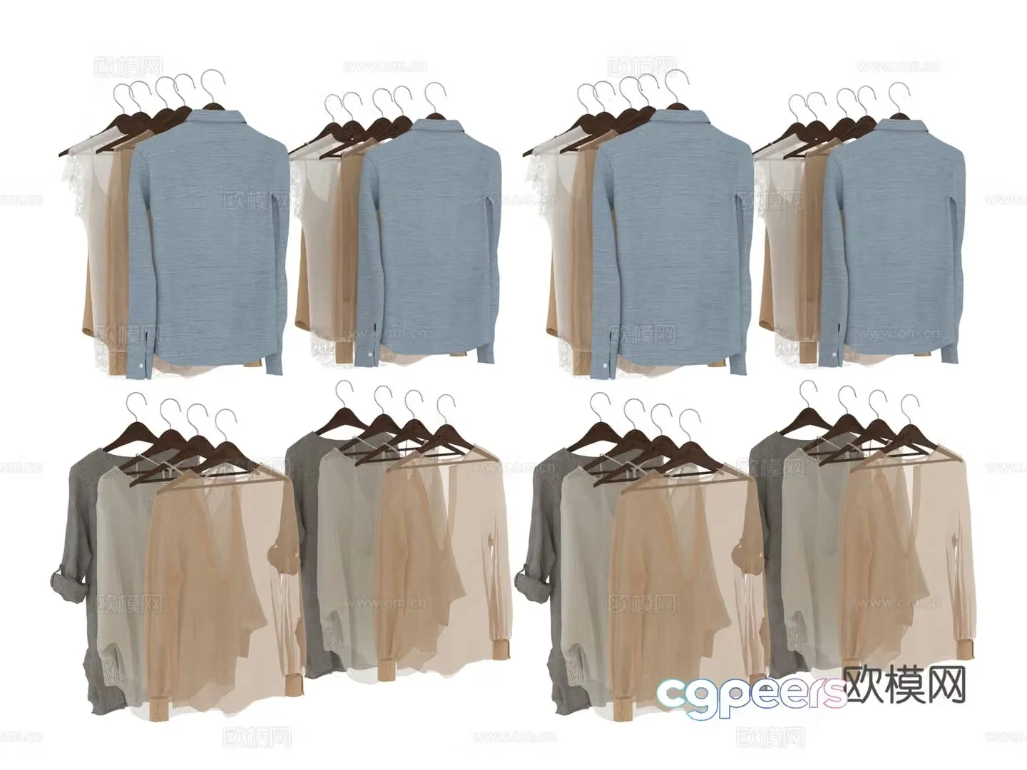 Daily necessities Clothes 3d model