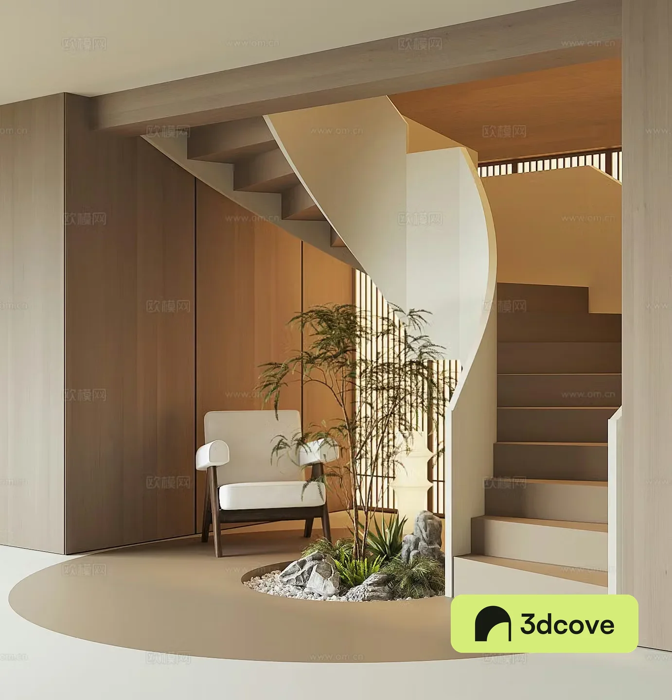 Modern stairwell
