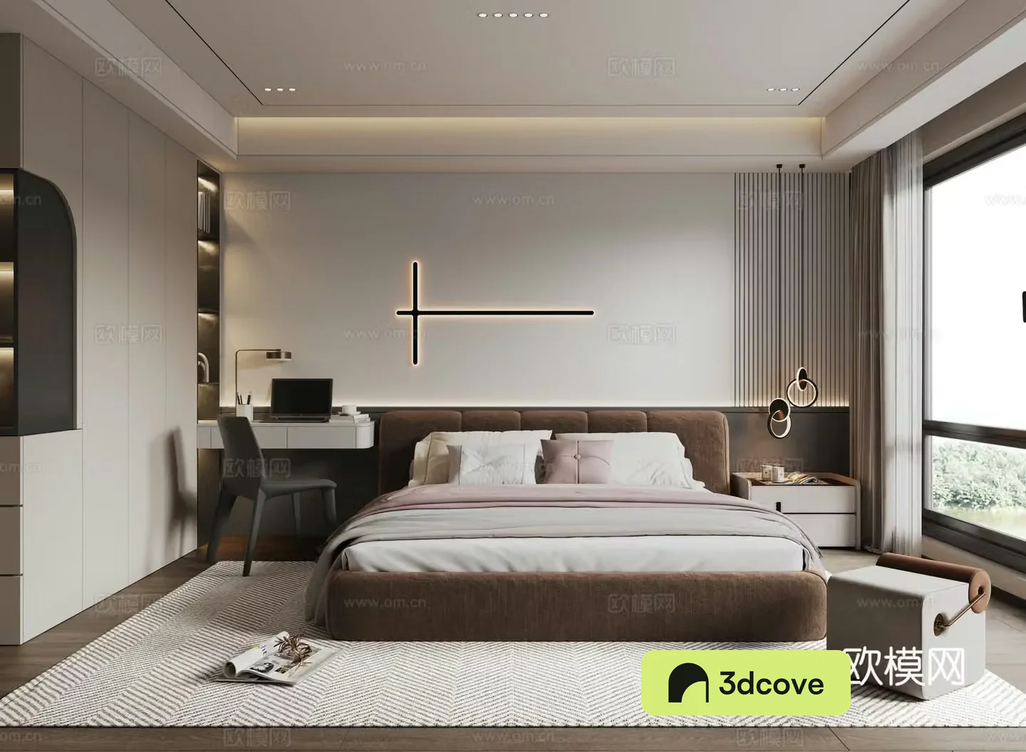 Modern Italian style bedroom