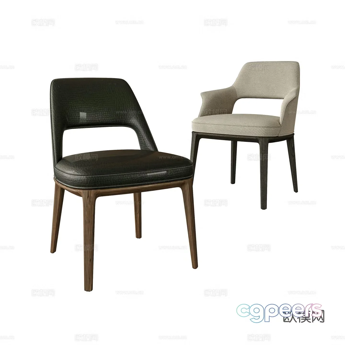 Modern leisure chair 3d model