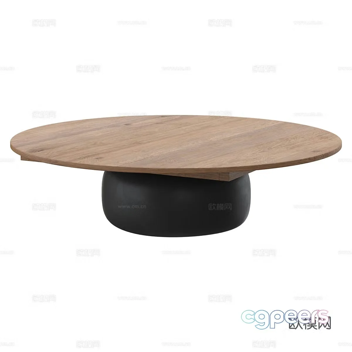 Wabi-sabi style coffee table 3d model