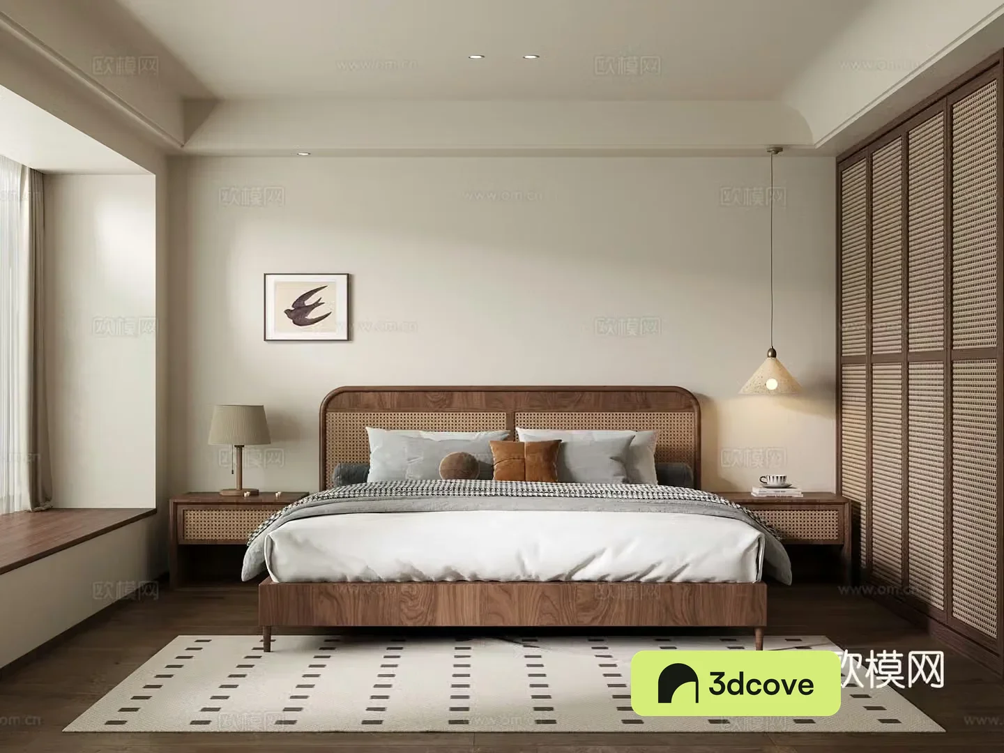Bedroom Jijifeng bedroom medieval style bedroom wardrobe double bed