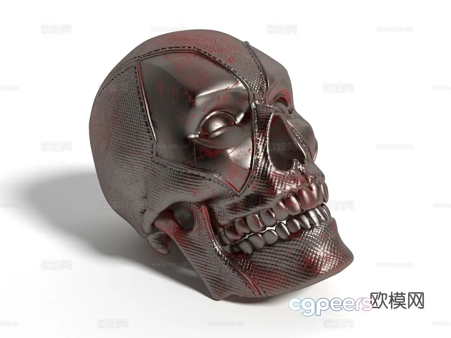 Modern style helmet ornament 3d model