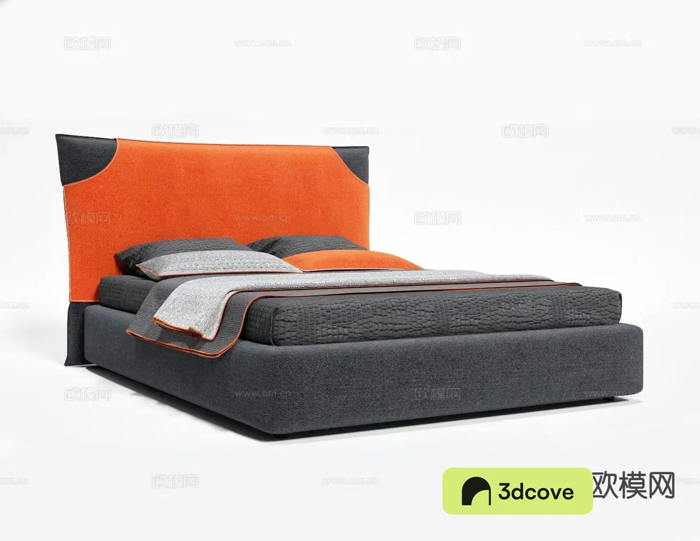 Modern double bed
