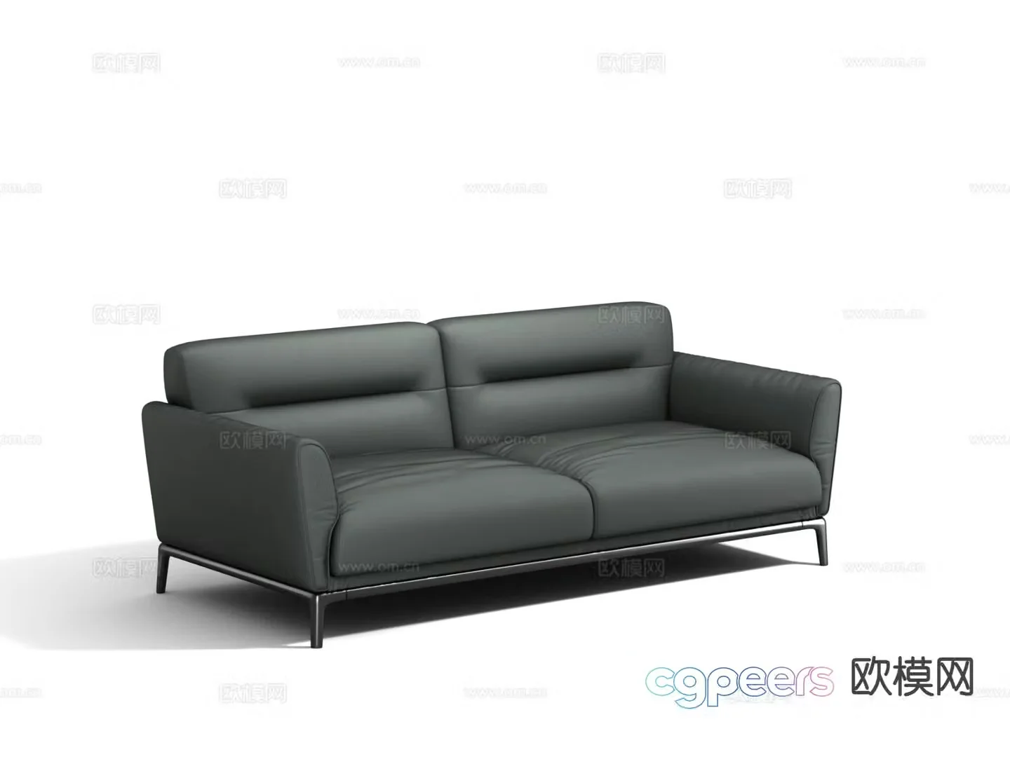 Modern love sofa 3d model