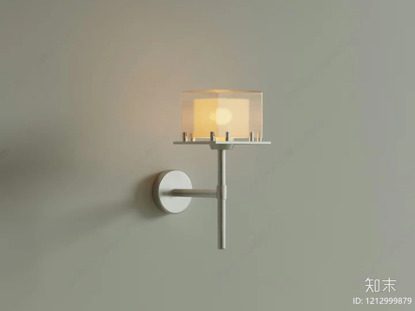 Gold Light Fixture 3D Model – 12906 – VRAY Render