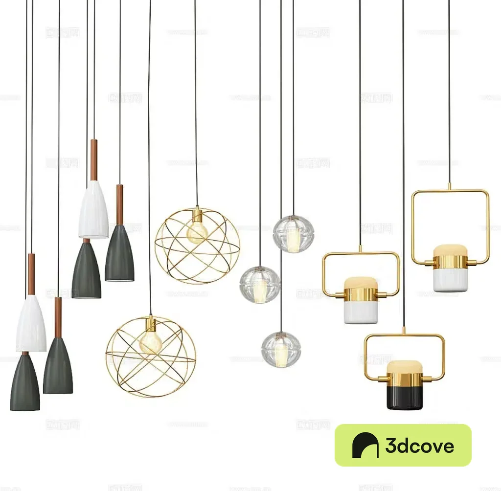 Bedside small chandelier