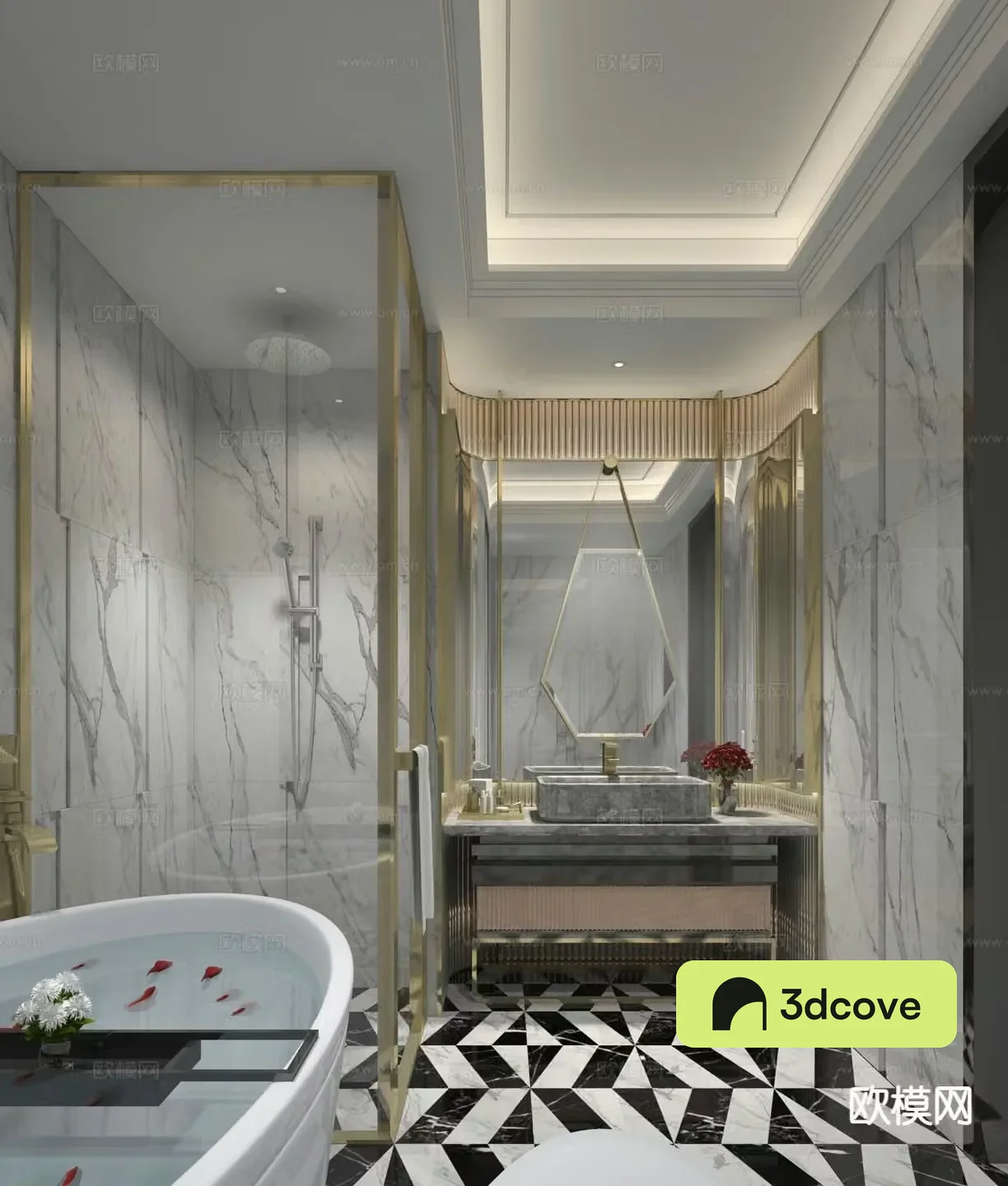 European style bathroom toilet