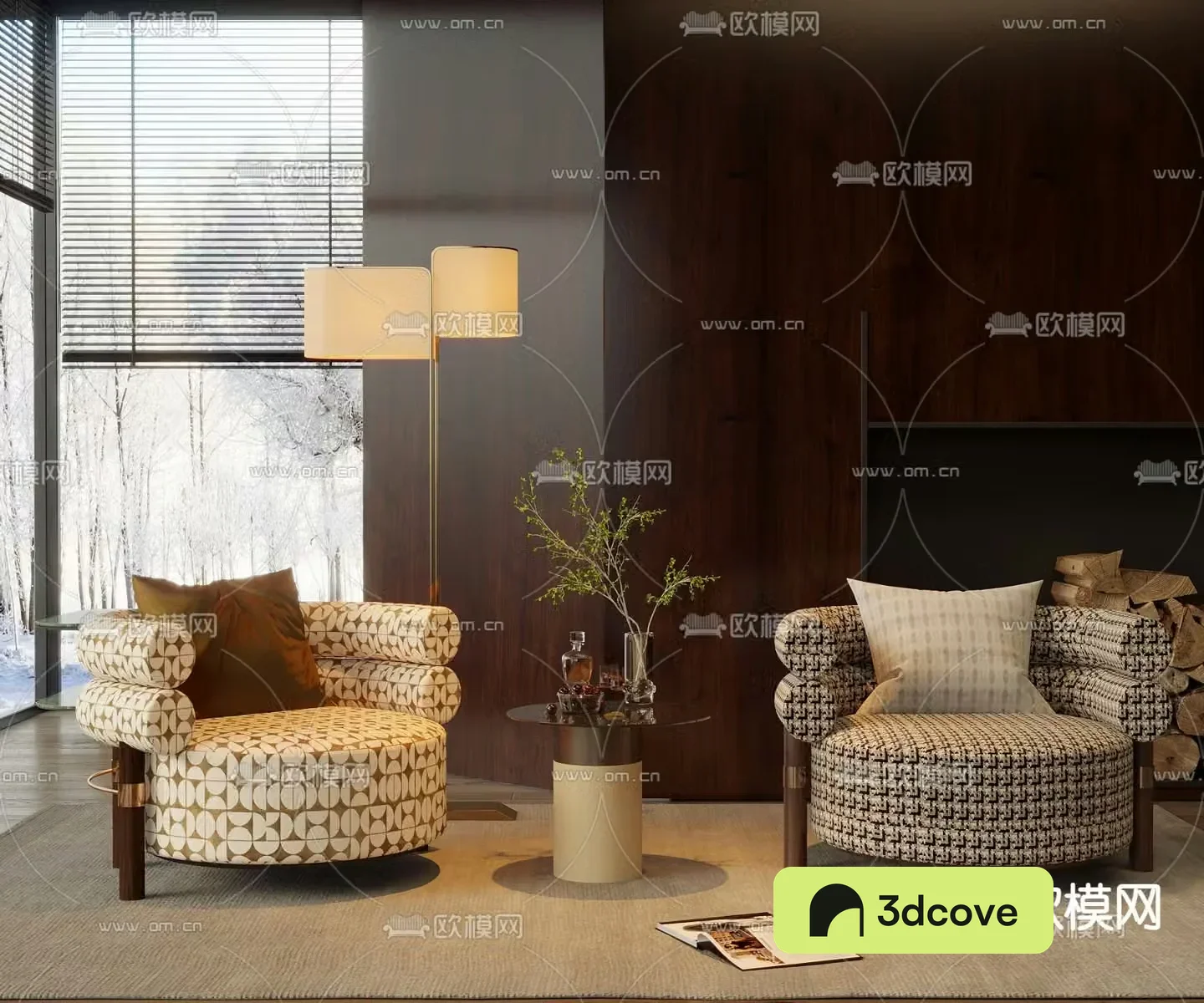 Wabi-sabi sofa chair leisure chair armchair