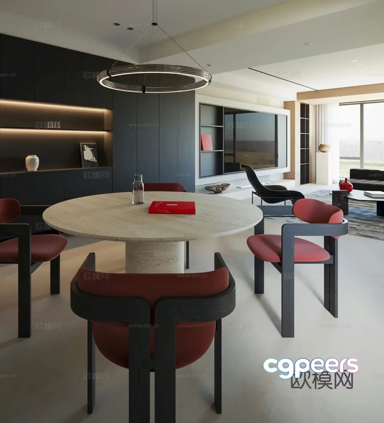Italian restaurant 3d model