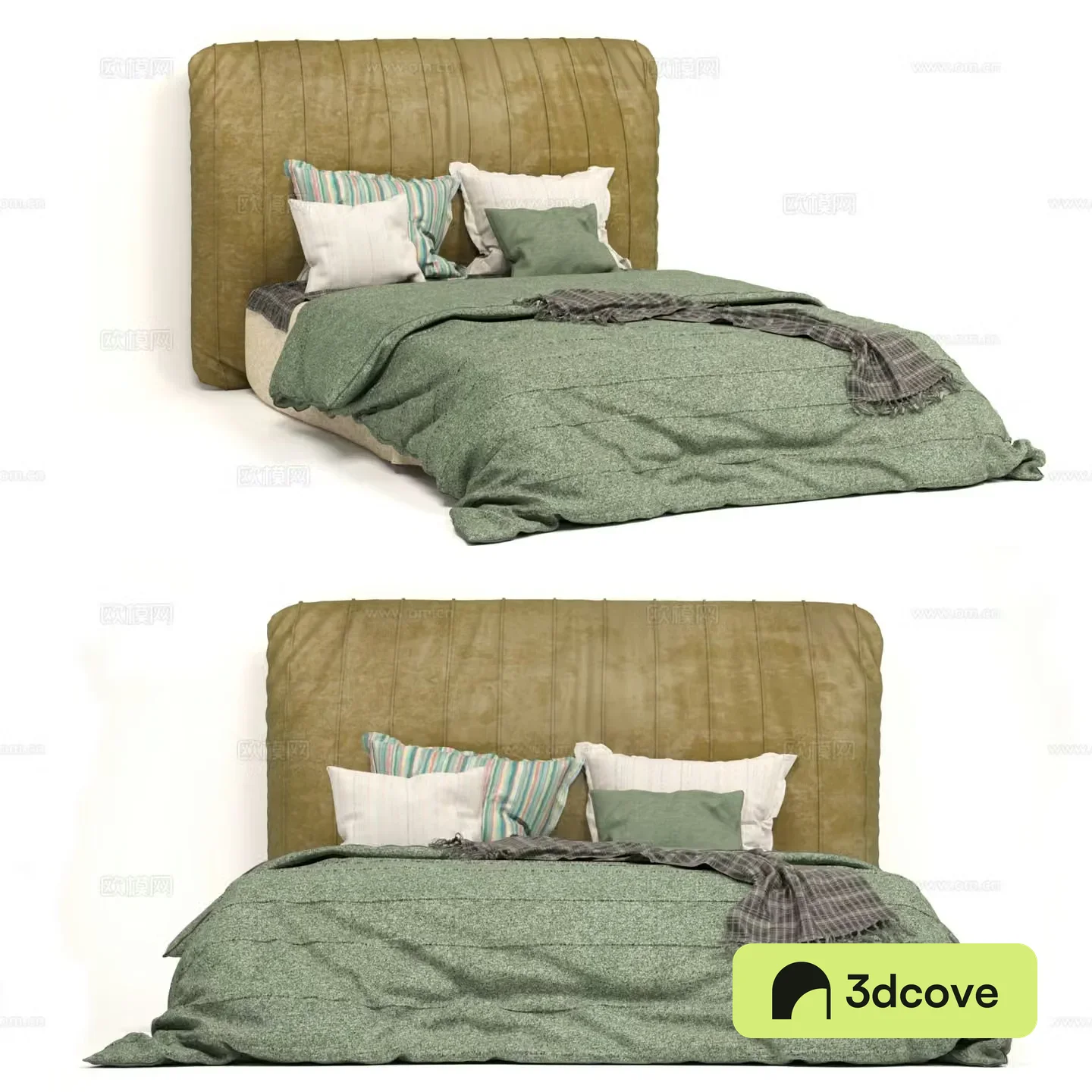 Modern double bed