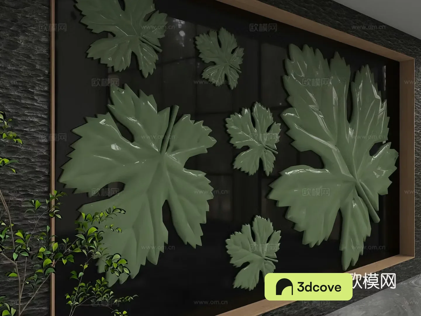 Modern background wall