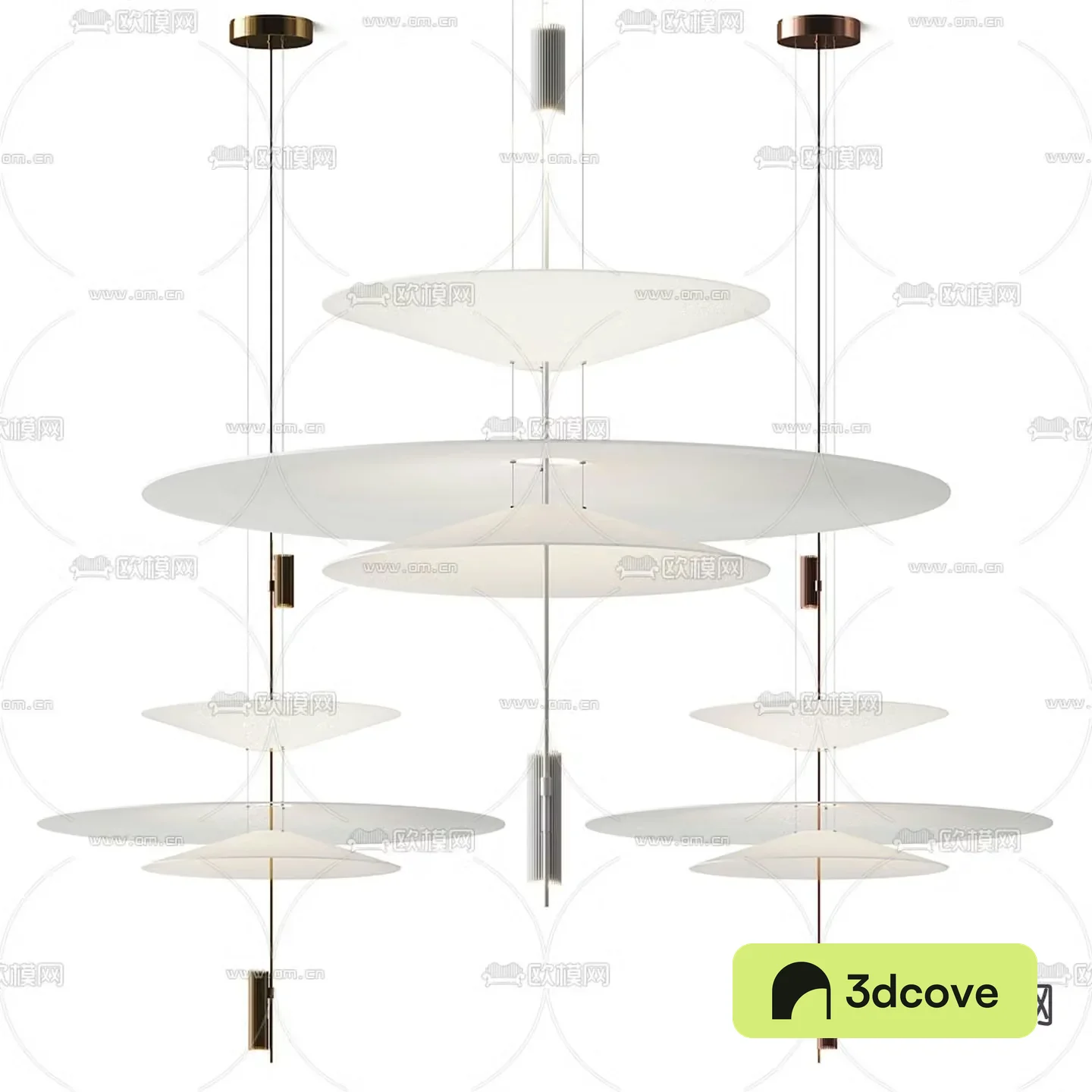 Flamingo 1530 Vibia UFO chandelier