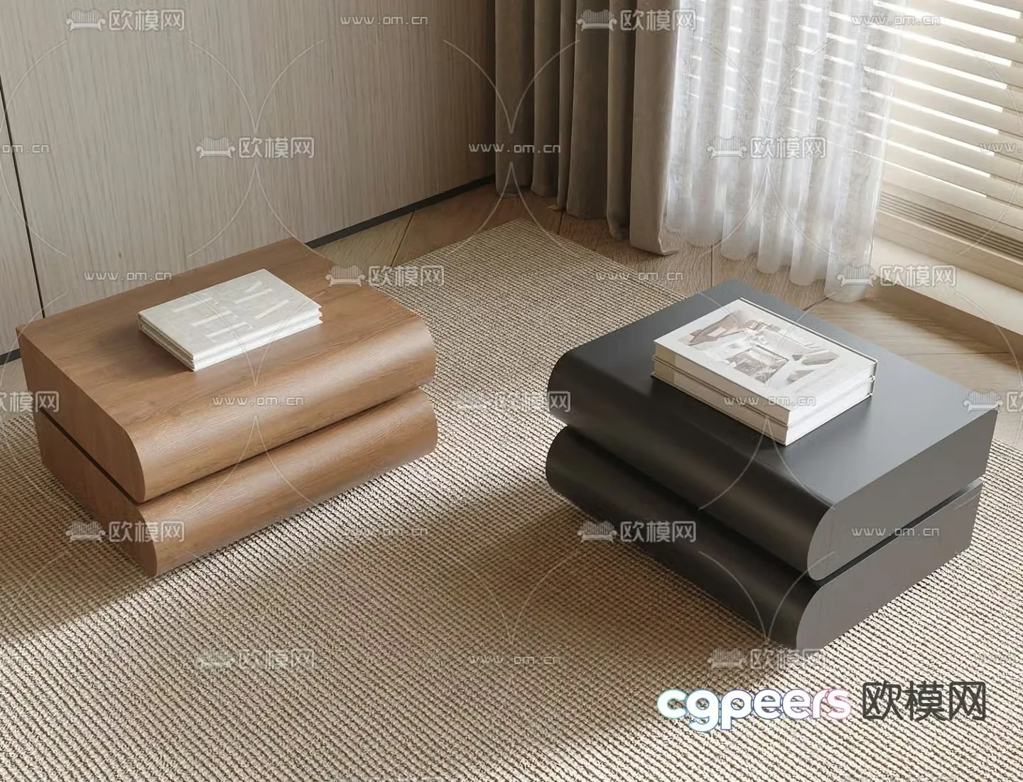 bedside table 3d model