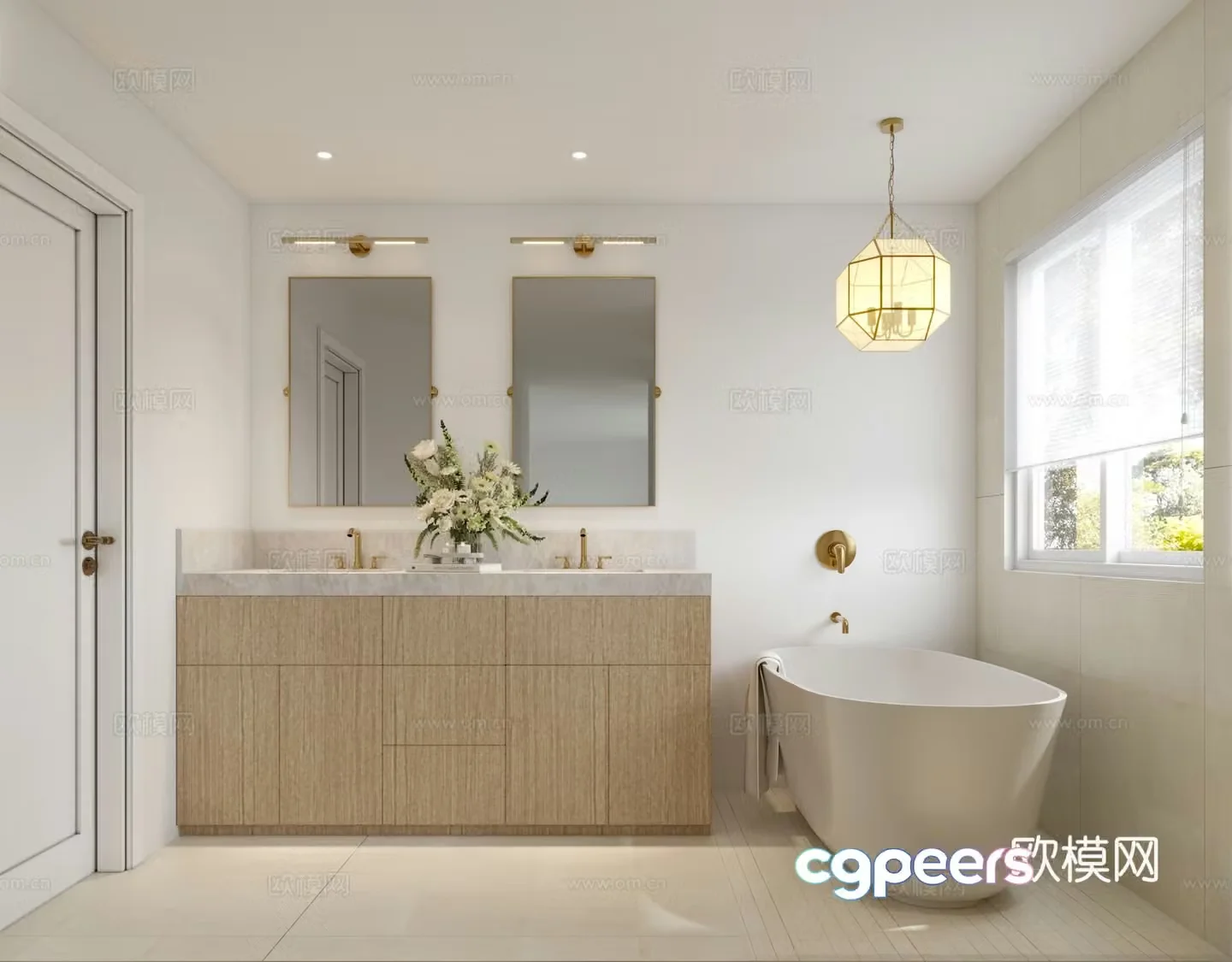 Modern bathroom 3d model