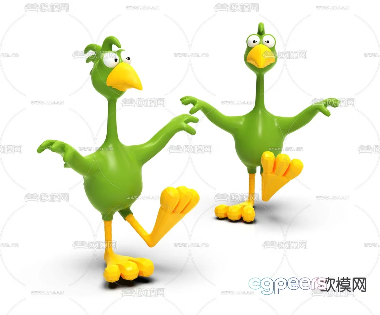 Modern cartoon doll toy 3d model