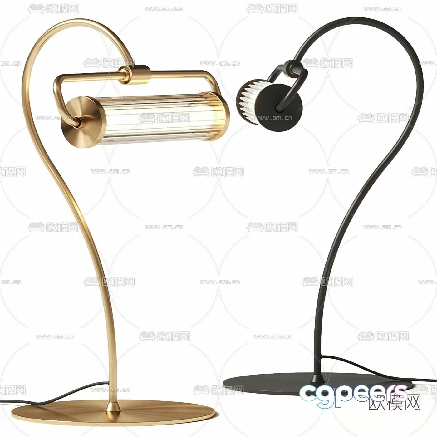 FLOS table lamp 3d model