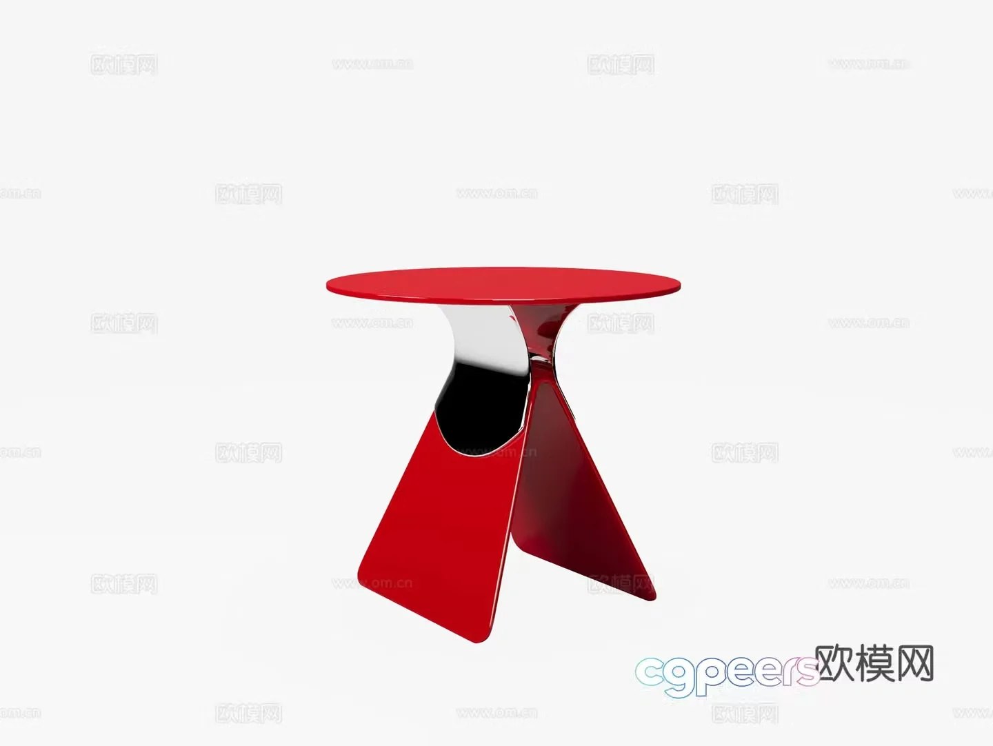 3D model of side table