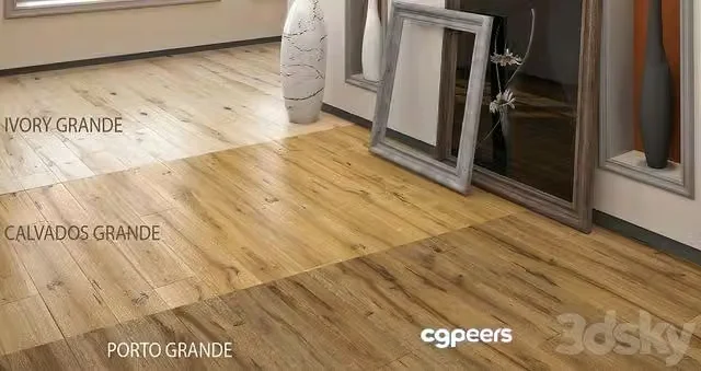 3ds Max Free – Parquet Barlinek Pure Vintage Oak Porto Grande, oak Calvados Grande, Oak Ivory Grande