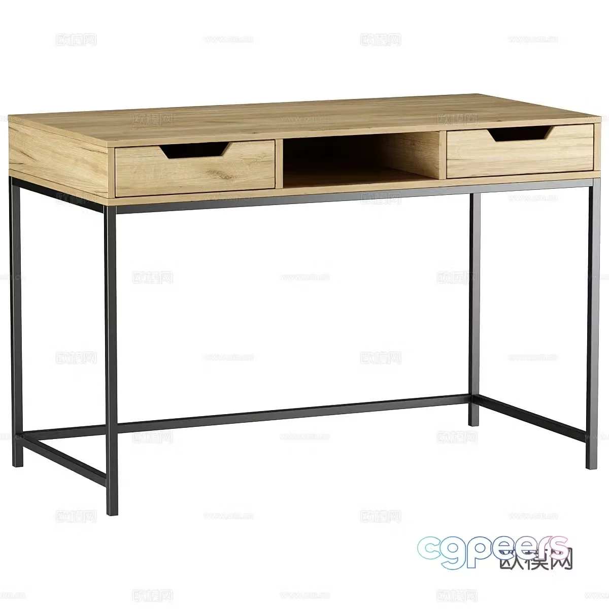 Modern desk 3d model