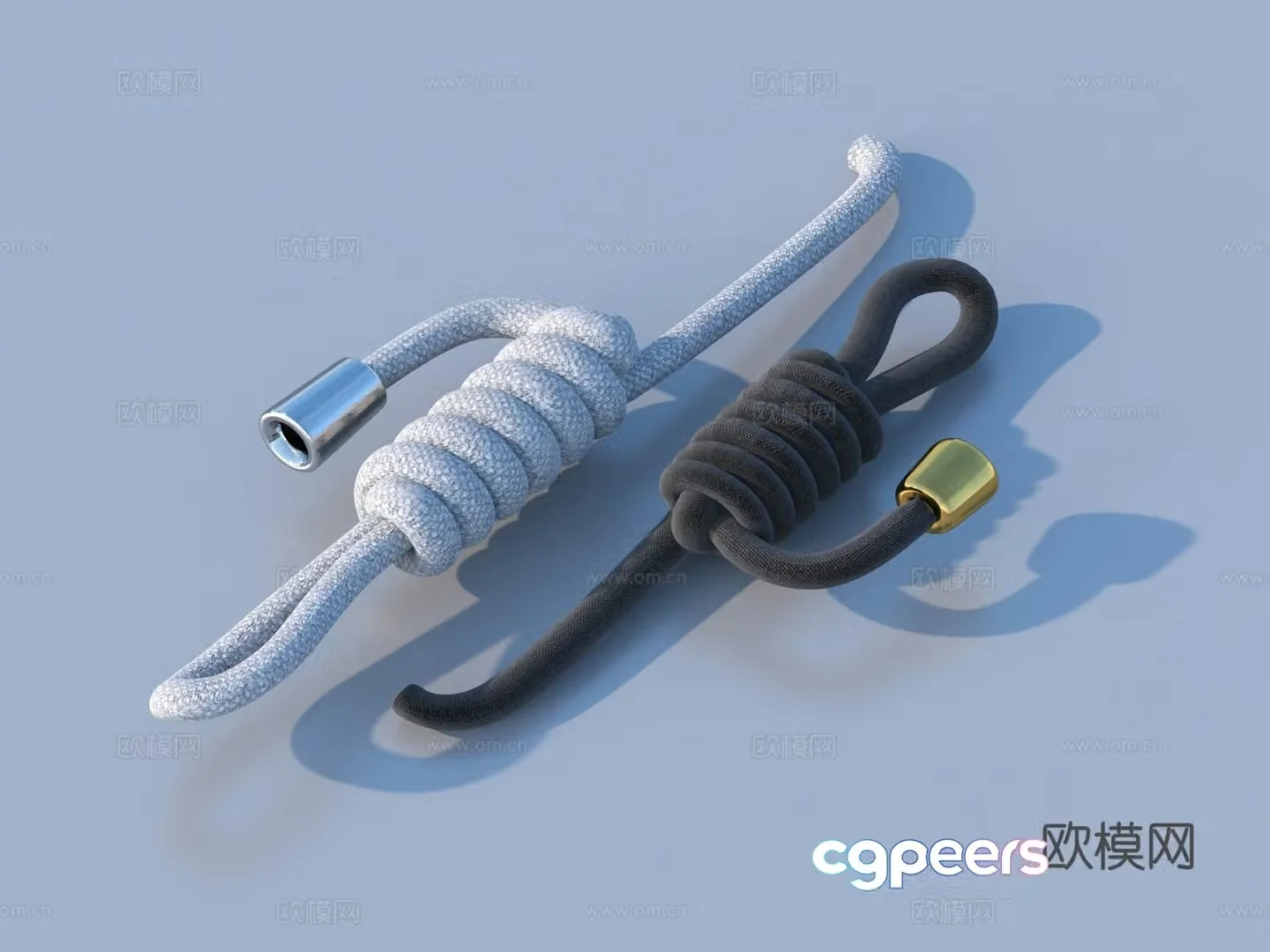 Rope knot hemp rope daily necessities 3d model