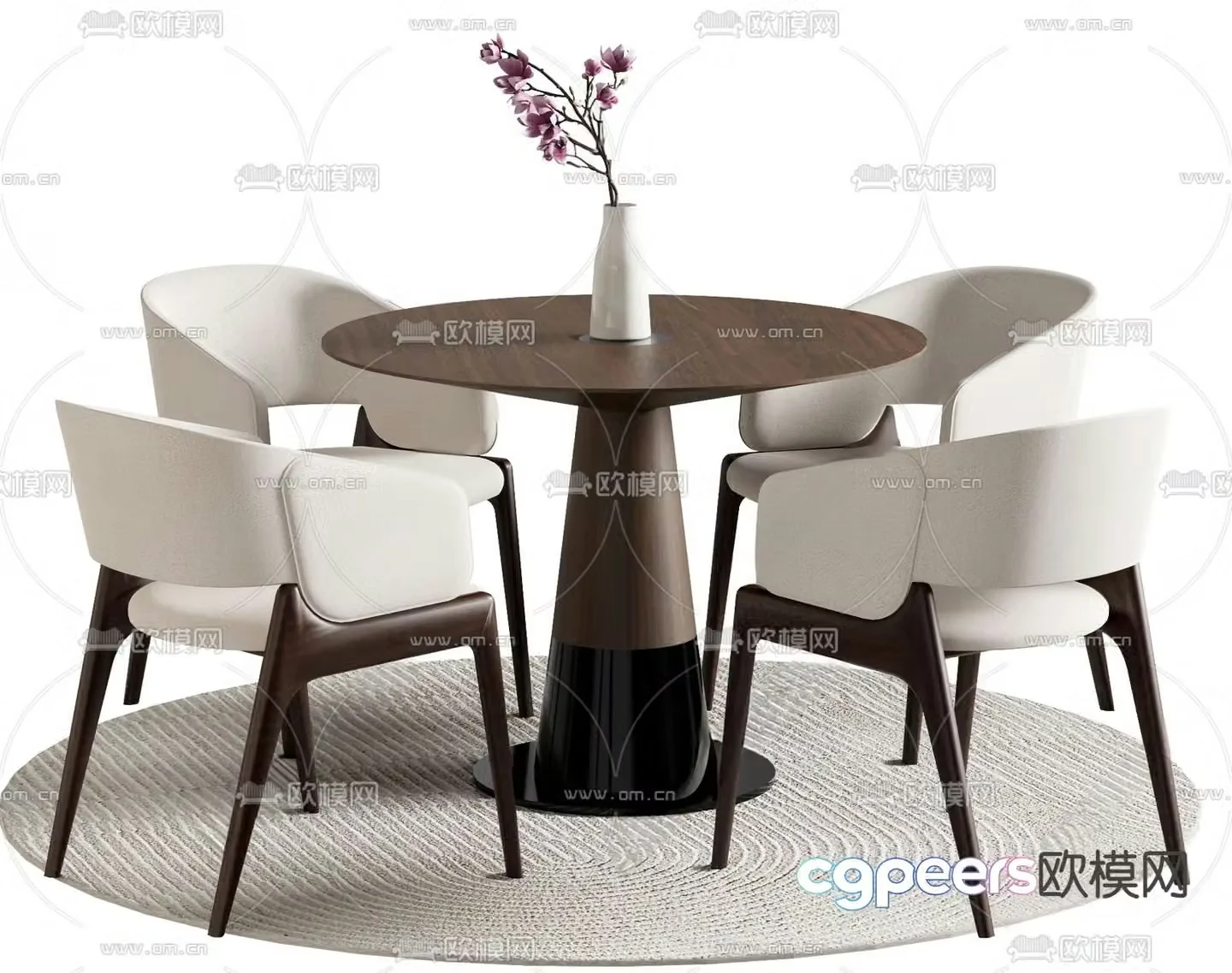 Leisure tables and chairs Negotiation tables and chairs 3d model