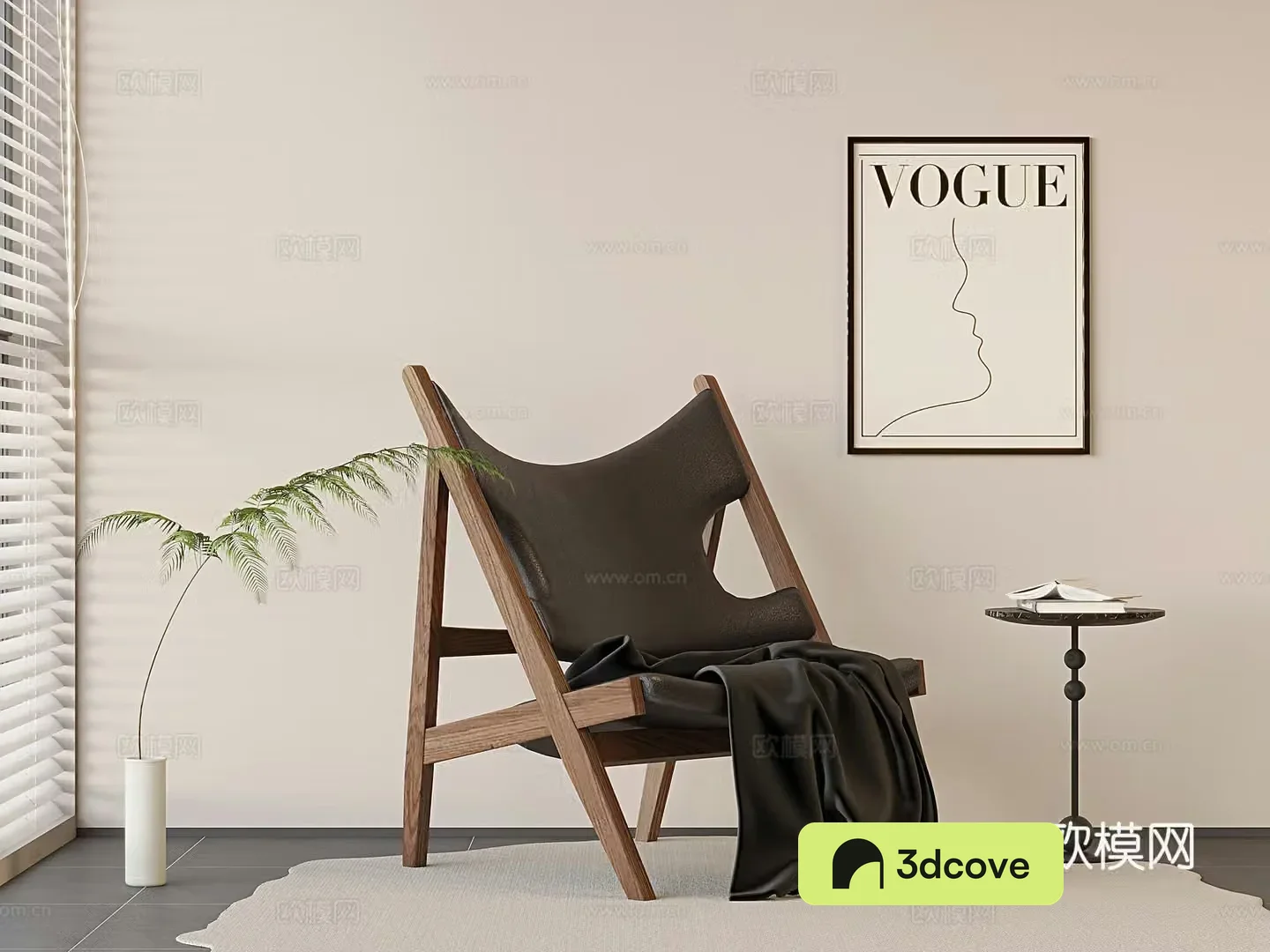Wabi-sabi chair leisure chair