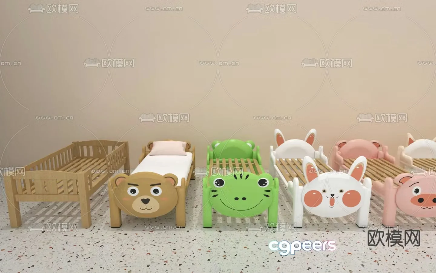 Children’s bed 3d model