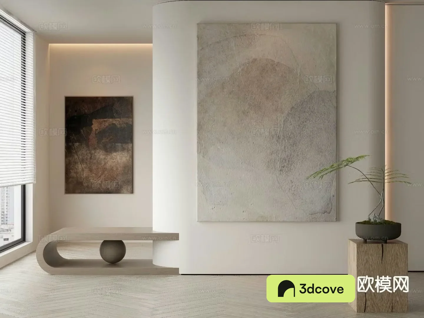 Modern texture painting decorative painting