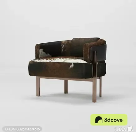 A Brown And White Chair