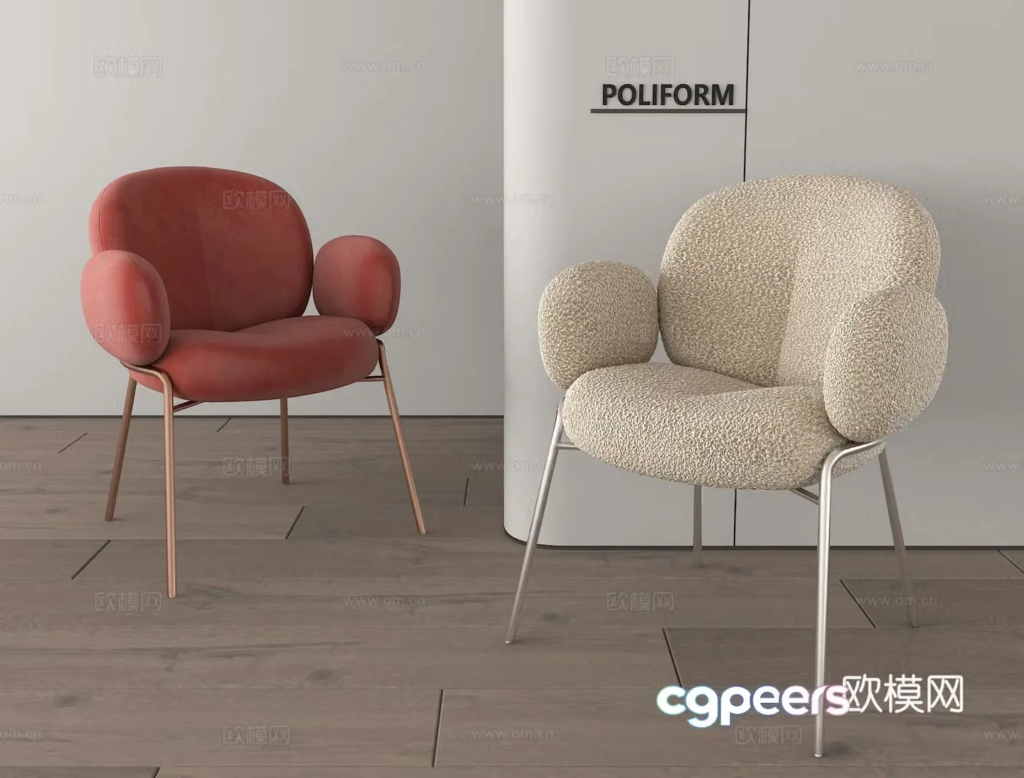 Leisure chair sofa chair 3d model