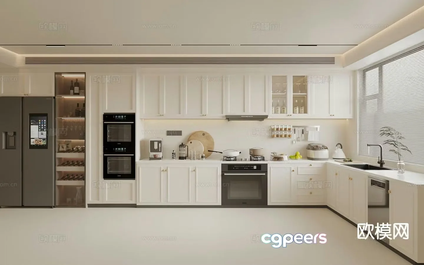 French kitchen 3d model