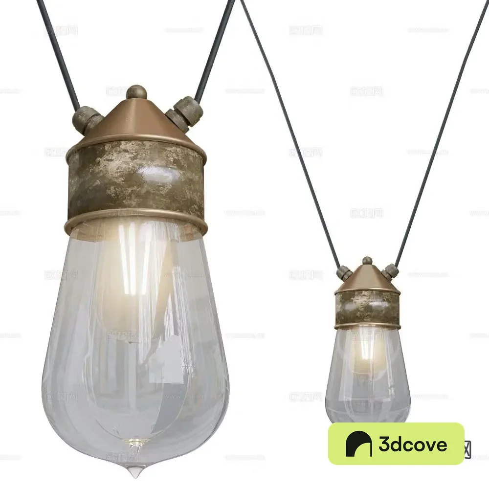 Il Fanale glass chandelier