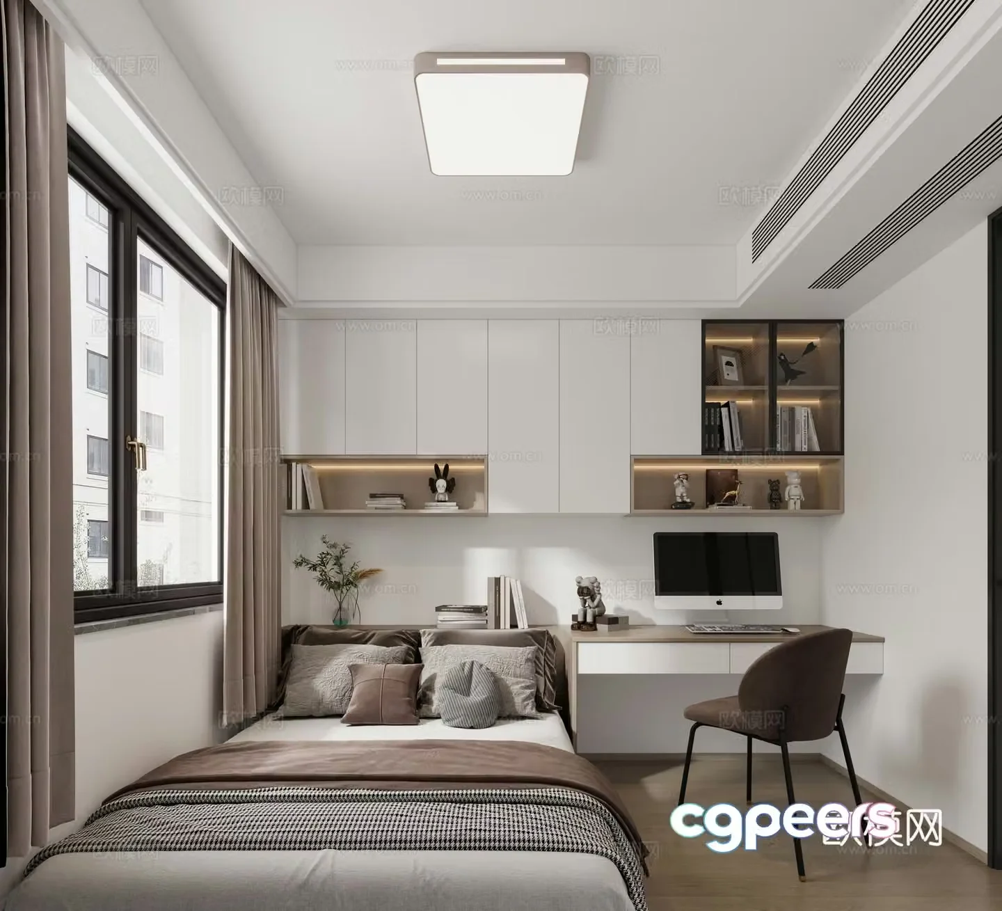 Modern bedroom 3d model