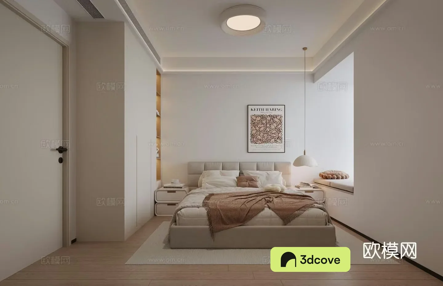 Creamy Bedroom Secondary Bedroom