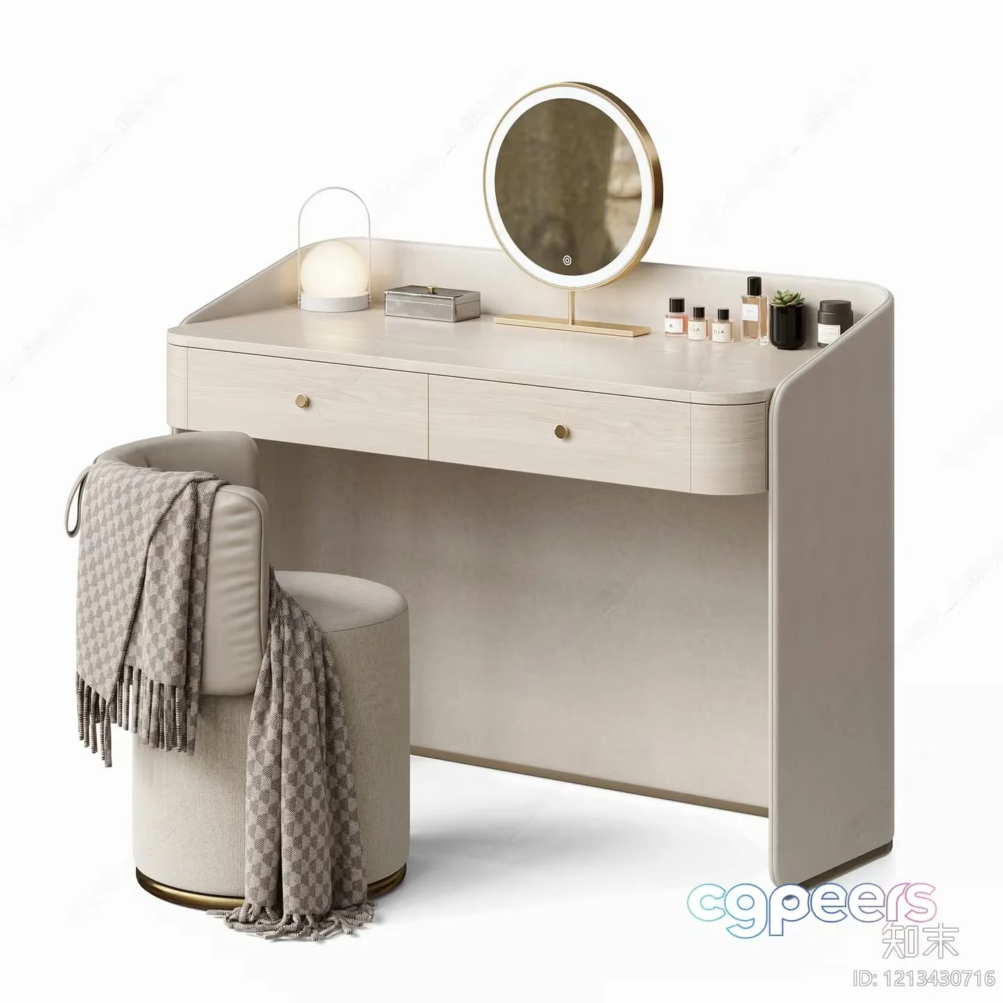 Modern Vanity Table 3D Model – 5233 – VRAY Render