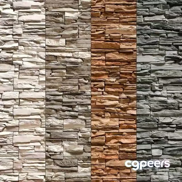 3ds Max Free – Stone Walls set 6 – Vray Material