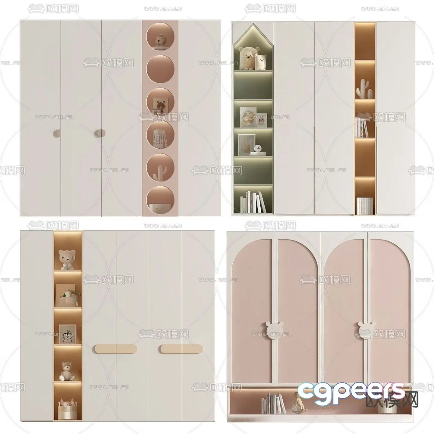 Children’s wardrobe 3d model