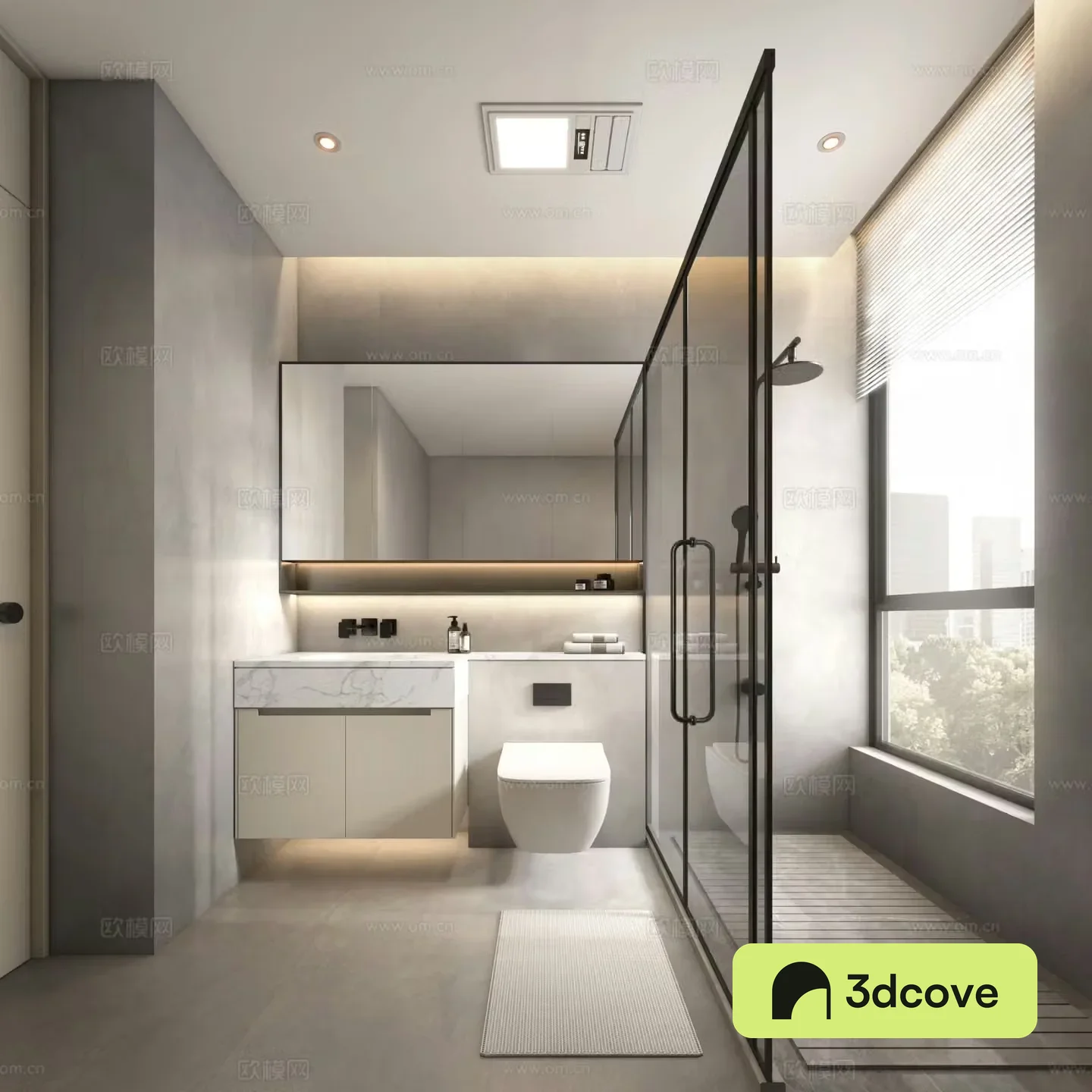 Modern bathroom
