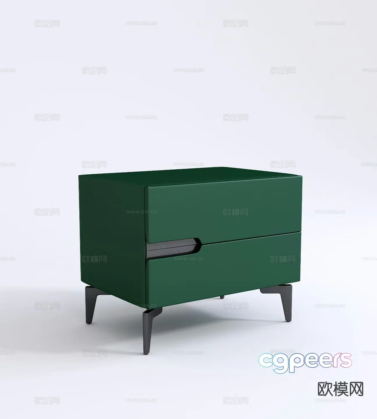Modern bedside table 3d model