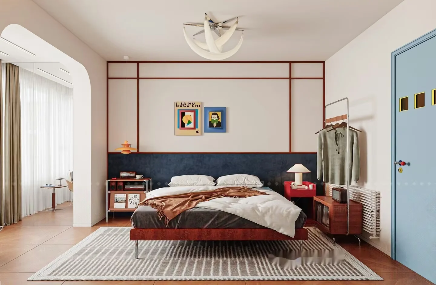 Modern Bedroom Interior 3D Model – 4154 – VRAY Render
